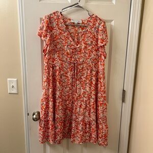 Daisy print dress